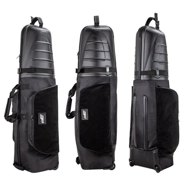 Bolsas Hard Top Golf Aviation Bolsa de viaje con ruedas Hardcase plegable con soporte Rod Bolsa de golf portátil HKB001 231213