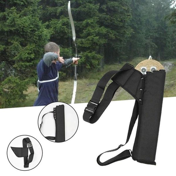 Bolsas Bolsa de flecha portátil Back Back and Outdoutor Hunt cargador de arco de tiro con arco Arrow Bow Back Bag Target Archery Accesorios