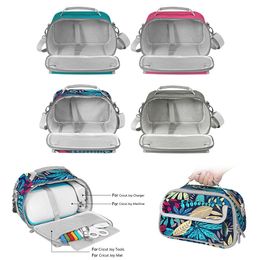 Sacs sacs à main portables transportez la boîte de boîtier de rangement Sac plus brisé avec poche pour accessoires de machine Cricut Joy Sacs de voyage dropship