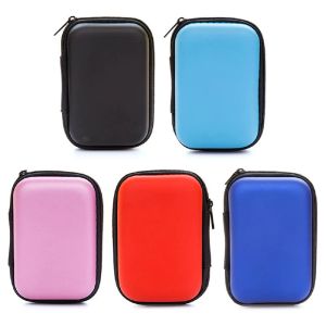 Sacs portables Mini Color Ecoutphone Sac Coin Purse Hophone Câble USB Boîte de rangement Boîte de rangement Portefeuille
