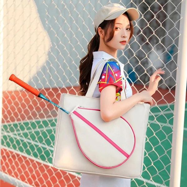 Sacs portables Sac de tennis Sac Sac de fitness Sports Badminton Sac Femme Bag de tennis Sac Tennis Femelle sac à main Fashion Gym Pack