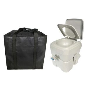 Bolsas de inodoro portátil WC Bucket Bolse Bolsa de almacenamiento del baño Case de transporte de baño para campamento Bolsa de almacenamiento de rollo de colgadura
