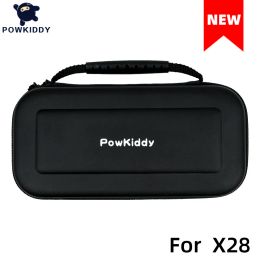 Sacs POWKIDDY pour X28 Console de jeu vidéo portable 5 pouces sac de rangement de voyage étanche portable