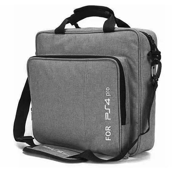 Sacs Sac à bandoulière de protection pour PS4 Pro, sacoche de transport, sac de rangement de voyage pour contrôleur de console de jeu mince et accessoires