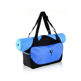 Zakken Kwaliteit Multifunctionele waterdichte yoga -tas voor gymmat nylon rugzak schouderdragers yoga pilates mat zak geen yogamat