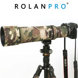 Sacs Rolanpro Lens Camouflage Matel pour Canon RF 800 mm F11 est le camouflage STM COUVERCE DE PLUICE COVER LES CHARIE