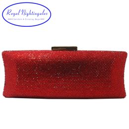 Sacs Royal Nightingales 2019 Femmes Crystal Clutches Box Box Sags Sacs Crossbody Handsbag Wristlets Claking for Party Prom pour cadeau