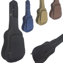 Sacs Scione 36 38 40 41 pouces Sac de guitare transport Back Backpack Oxford acoustique folk guitare Big Bag Couverture avec bretelles doubles d'épaule