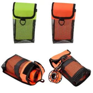 Sacs Scup Diving Gear Sac Finger-Finger / SMB Séfiance Marker Buée Mesh Rangement Pocket Pocket Afficier Équipement d'équipement