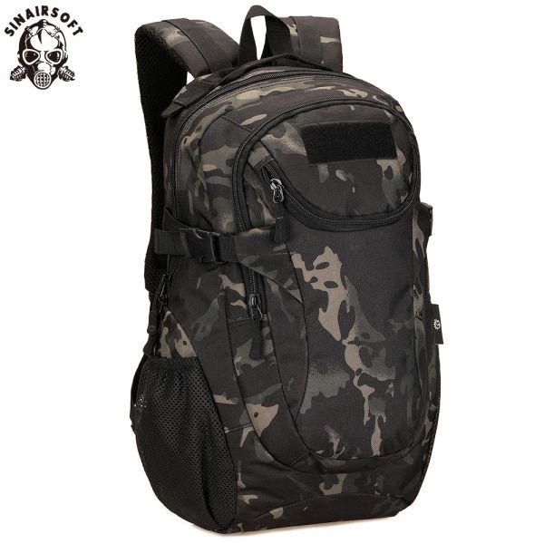 Mochilas SINAIRSOFT táctica Molle 25L mochila deportiva 14 pulgadas portátil militar ejército bolsa al aire libre pesca caza Camping mochila bolsas