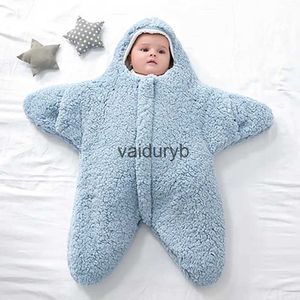 Zakken Slaapzak 0-6Months Reiswieg Zak Voor Pasgeboren Baby Zeester Baby Inbakeren Wrap Winter Warm Anti-Kick Kinderen Sleepwearvaiduryb