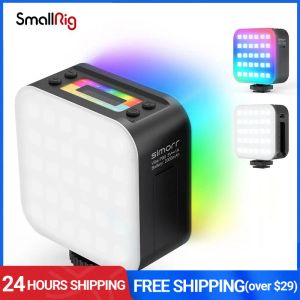 Tassen Smallrig RGB Video Licht 360 ° Billushuidig camera licht Full Color Photography Lighting W 3 Koude schoen Magnetische Attractie 2000mAh