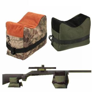 Sacs Sniper Shooting Gun Sac Target Stand Rifle Support Sandbag Banc de chasse non rempli Sac arrière de repos Airsoft Accessoires