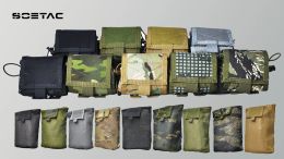 Bolsas Soetac Tactical Magazine Pouch Molle Mag Rollup Molle Bouch Tool Bag Bolsa de almacenamiento al aire libre Caza de caza Airsoft Pouch