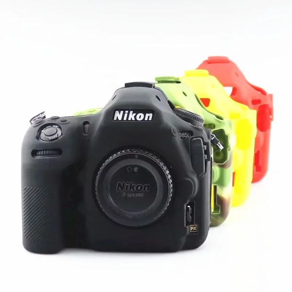 Sacs Sacles en caoutchouc en silicone doux pour Nikon D810 D850 D7500 D3400 D3500 D750 D7100 CORPS DE PROTECTION ÉTAUCHE DE COPIL