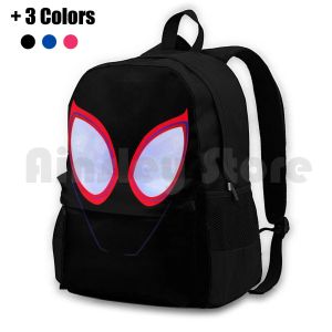 Sacs Spidy SuperHeromeshiles Morales Randonnée extérieure Sac à dos imperméable Camping Travel Radioactive Spide NY NYC Spider Brooklyn Peter