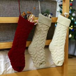 Tassen opslaan gepersonaliseerde kwaliteit hoog geschenk gebreide kerstdecoraties kerstkous grote decoratieve sokken fy2932 bb1118