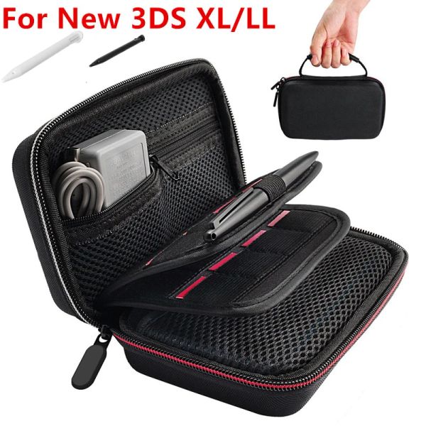 Sacs de rangement Sacs pour Nintend New 3DS LL / XL 3DSXL 3DSLL GRAND CAS DE RAPPRORT 16 COPESSEURS DE CARTE DE JEU