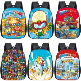 Sacs Super Zings Kindergarten Sac à dos Enfants Cartoon Sac primaire Baby Bookbag Boys Filles Superthings Rucksack Kids Mochilas