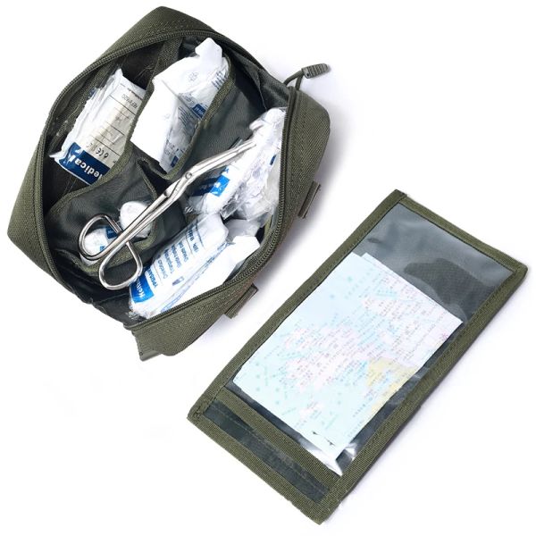 Bolsas Tactical Admin Molle Pouch 1000D Nylon Utility Bag Military Medical EMT Organizador con mapa de bolsillo EDC Pack EMT IFAK Toldista de herramientas