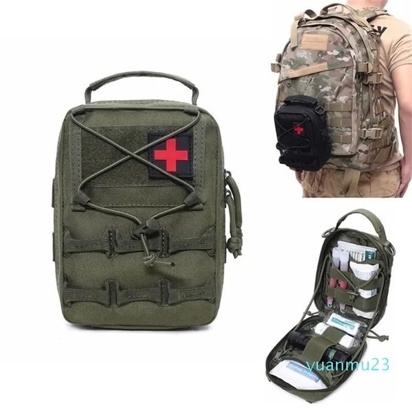 Bolsas Bolsa táctica Molle Bolsa Kits de primeros auxilios Caza al aire libre Coche Hogar Camping Emergencia Ejército Paquete de herramientas militares