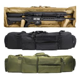 Zakken Tactische Dual Gun Bag Militaire Jacht Sniper Rugzak Dubbele Geweer Carry Jacht Zakken voor M249 M4A1 M16 AR15