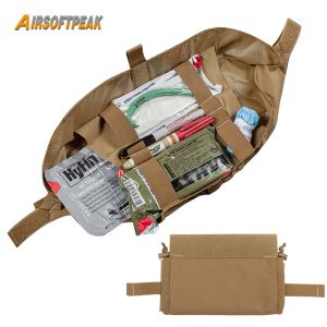 Tassen tactische EHBO KIT TAG MILITAAL MOLLE Medisch zakje opvouwbare EDC Dump Drop Pouch Outdoor Survival Bag voor jachtcamping