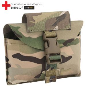 Tassen tactische EHBO -kit Gen 2 Tourniquet Pouch Holder Trauma Shears Emt Storage Bag EDC Belt Pouch Militair Army Camping Molle