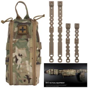 Zakken Tactische EHBO-kit Militaire tas voor leger MOLLE Heupriem Jachtvest Outdoor Camping Snelle reactie EHBO-pakket B