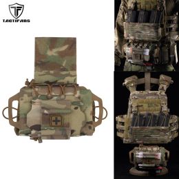 Tassen Tactical Ifak Pouch EHBO KIT PACK Medical Trauma Kit Pouch Twopion System Med Roll Carrier Outdoor Sport Hunting Vest