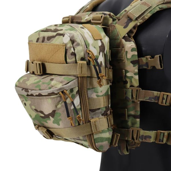 Sacs Tactical Mini Hydratation Sac d'eau Sac à dos Pack d'assaut militaire Pagnière MOLLE PORTEUR MOLLE MOLIDER MOLIE