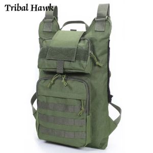Tassen Tactical Molle Backpack Army Militaire Airsoft Assault Bag Combat Vest Gear Outdoor Hunting Camping Hydratatie Vouwbare rugzak