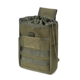 Bolsas Táctica Molle Paquete Bolsa de reciclaje Hombres CS Dump Drop Mag Al aire libre Militar Utilidad Bolsa de cintura Nylon Plegable EDC Gear Bolsa colgante