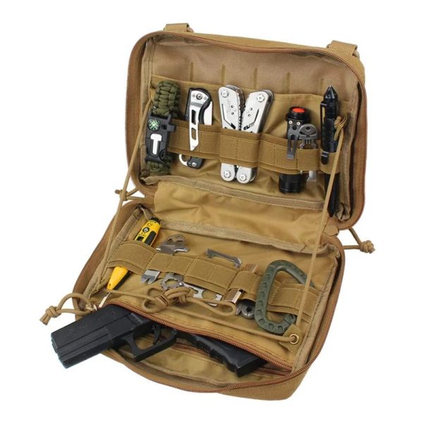 Sacs Tactical molle pochette de chasse survivante Military Edc Pack Sac de taille armée Sac de premiers soins d'urgence extérieur Sac médical