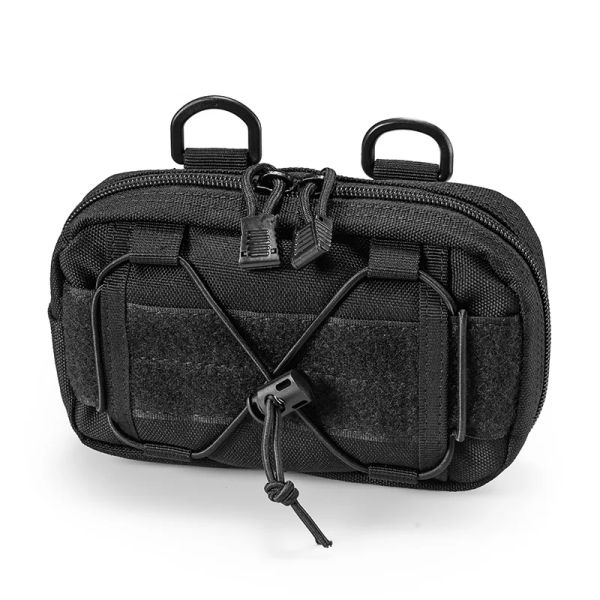 Sacs Pochette Molle tactique Kit médical sac utilitaire ceinture à outils pochette Edc pour Camping randonnée ceinture de chasse sac de taille voyage pochette de course