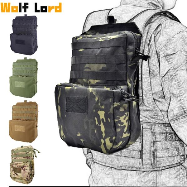 Sacs Tactique Molle Gilet Sac À Dos Agrandir Poche Molle Sac Militaire Armée Airsoft Accessoires De Chasse Pack Équipement De Camping EDC Sac