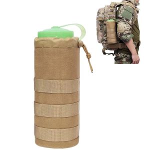 Sacs sacs de bouteille d'eau molle tactique sac militaire de camping extérieur randonnée cordon de crampon