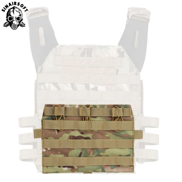 Sacs Tactical QD Front MOLLE PACHE PANNEUX DE MOLLE DÉTACHABLE JPC AVS VEST SYSTÈME COMPOSANT COMPOSANT AIRSOFT PAINBALL ACCESSOIRES NYLON