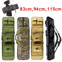 Sacs Tactical Rifle Sac pour la chasse Range de tir Sports Sports Storage Rifles Case Soft Gun Backpack avec plusieurs supports de chargeur