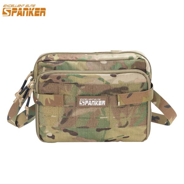 Sacs à dos tactiques à bandoulière EDC, sac à bandoulière militaire en plein air, en Nylon Molle, randonnée Camping, sac de portée, pochettes de chasse