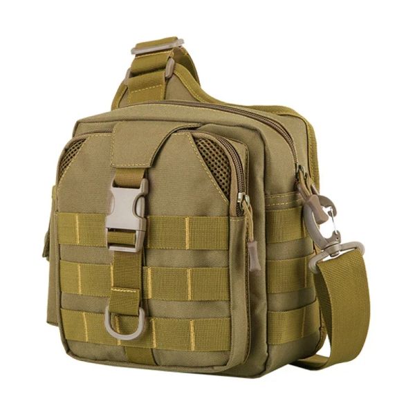 Sacs Tactical Bag de Sac à bandoulière Military Army Sling Backpack Outdoor Sports Randonnée Camping Camping Hunting Edc Crossbody MOLLE RUCKSACK