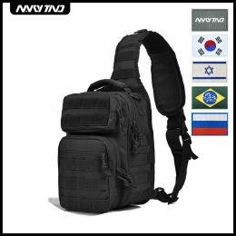 Tassen tactische schoudertas Militaire rover heren sling pack kleine edc crossbody borsttas voor wandelcamping molle Assault Range Bag