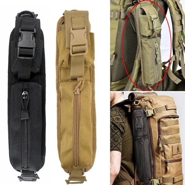 Sacs Sacstras à épaule tactique Sacs pour sac à dos Pack d'accessoires clés poche de poche de poche molle outils de kits de camping en plein air sac