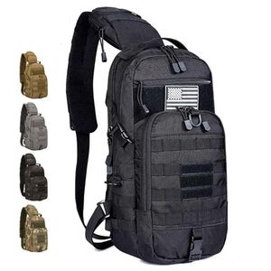 Tassen tactische sling jagen molle backpack militaire schouder schouder leger outdoor sport wandelzak reizen voor mannen kamperen