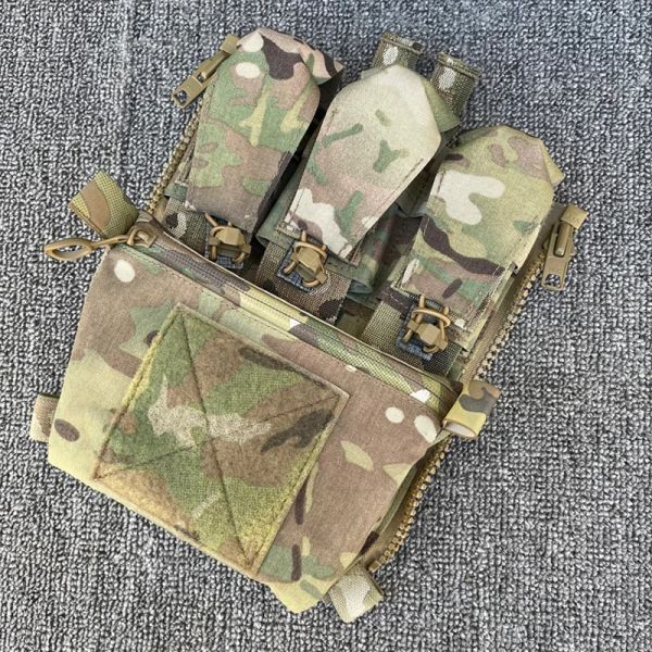 Sacs Tactical Zip Panneau sac à dos militaire FCPC V5 Plaque de gilet Pagieur AirSoft Assault Combat Gear Multicam MOLLE Magazine Sac