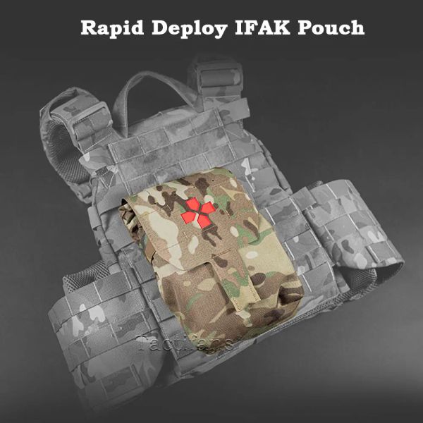 Sacs Tactifans Hunting Sacs Rapid Deploy Kit de premiers soins ifak traumatisme de poche vide Pack de bataille molle