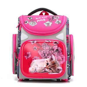 Sacs Topquality Girls Primary School Sac à dos Enfants Sacs d'école pour garçons Truck Orthopedic Satchel Kids Cartoon Backpack Girls