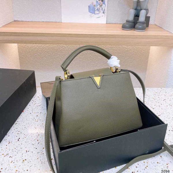 Sacs fourre-tout sac de créateur femmes sac à main classique marque de luxe imitation couleur unie grande capacité style sac à bandoulière mode dîner portefeuille