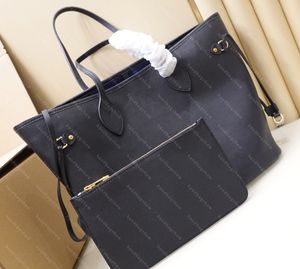 Bolsos Totes Bolso en relieve Mujer Bolso de compras Tote Alta calidad Cuero moda hombro azul Forro número de serie código de fecha bolsos bolso de la tienda