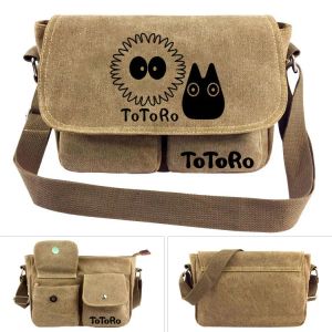 Tassen totoro Susuwat mijn buurman Cross Body Handtas Schoudertas Messenger Bag canvas schoudertas Cartoon Anime School Book